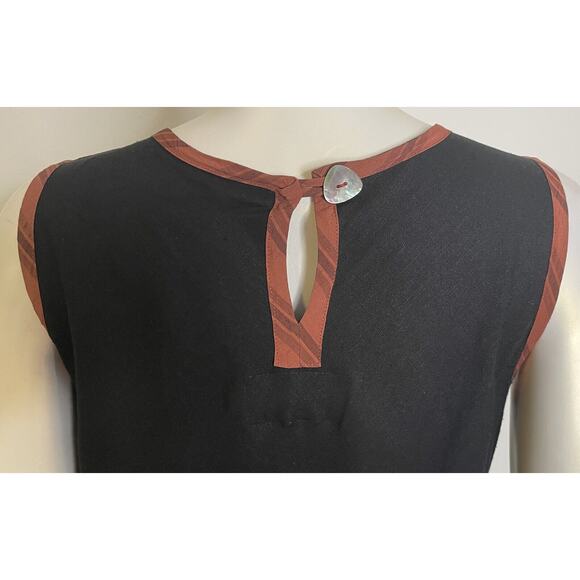 In the Mix Black CA 2 Pc Set M NWT Dress Jacket Lagenlook Nothing Matches Patch - Picture 13 of 16